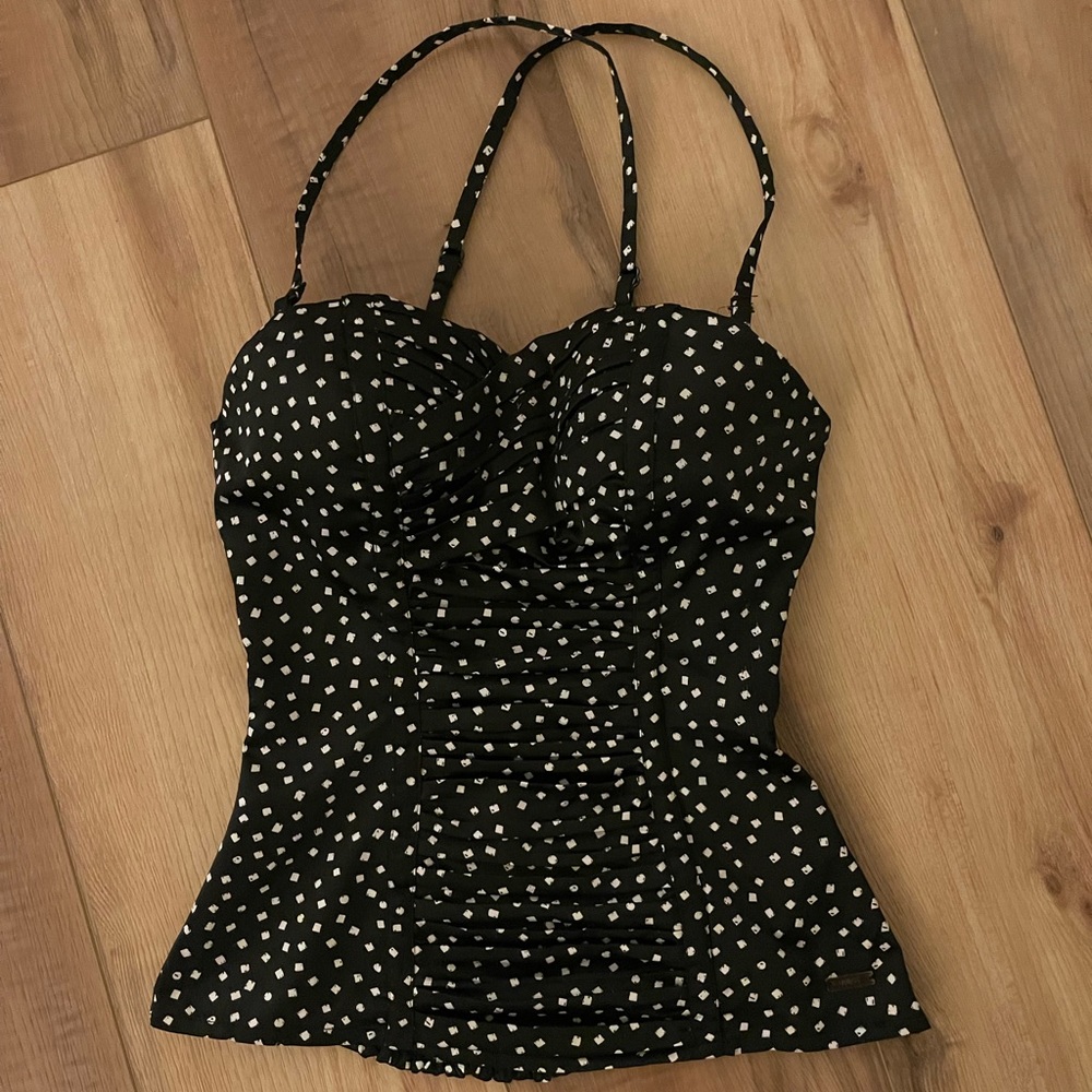 Cute silky satin top